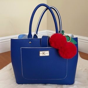 Kate Landry Blue Satchel purse